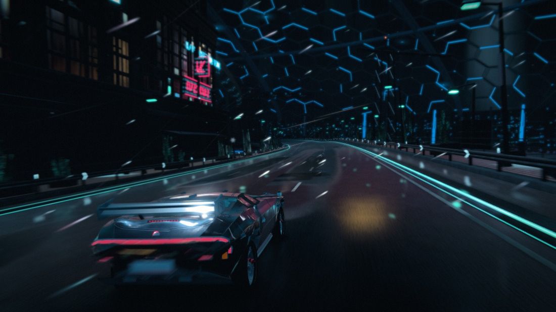 Apex Marina bei Nacht
